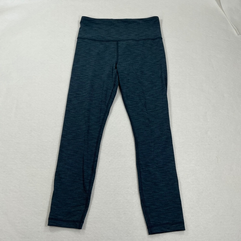 Athleta Ultra High Rise Elation 7/8 Tight Leggings Blue Space Dye Small S 1628